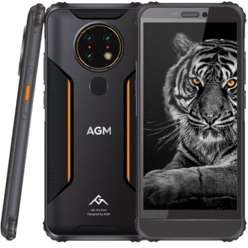 Telefon mobil AGM H3 Negru, 4G, LCD 5.7 , 4GB RAM, 64GB ROM, Android 11, MT6762, NFC, Bt 5.0, IP68, Night Vision, 5400mAh, Dual SIM