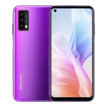 Telefon mobil Blackview A90 Mov, 4G, IPS HD+ 6.39  , 4GB RAM, 64GB ROM, Android 11, Helio P60 OctaCore, NFC, 4280mAh, Dual SIM