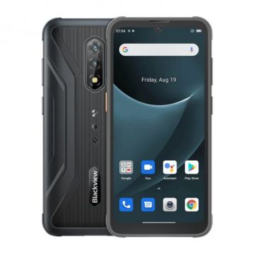 Telefon mobil Blackview BV5200 Negru, 4G, IPS 6.1 HD+, 7GB (4GB + 3GB extensibili), 32GB ROM, Android 12, Helio A22, 5180mAh, Power bank, Dual SIM