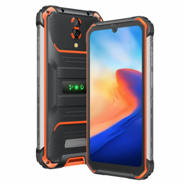Telefon mobil Blackview BV7200 Orange, 4G, 6.1 HD+, 6GB+4GB RAM, 128GB ROM, Android 12, Helio G85, 5180mAh, Power bank, OTG, NFC, Dual SIM