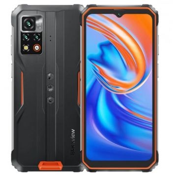 Telefon mobil Blackview BV9200 Orange, 4G, 6.6 FHD+, 8GB+6GB RAM, 256GB ROM, Android 12, MediaTek G96, Bt. v5.2, NFC, 5000mAh, Dual SIM