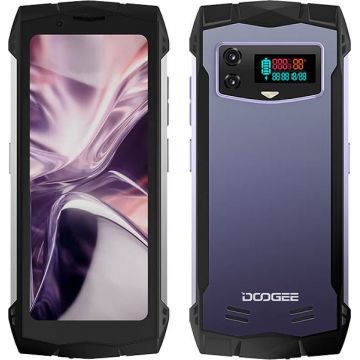 Telefon mobil Doogee S Mini Purple, 4G, AMOLED 4.5 QHD, 15 GB Ram (8GB + 7GB), 256GB ROM, G99, Android 13, 3000mAh, Dual SIM