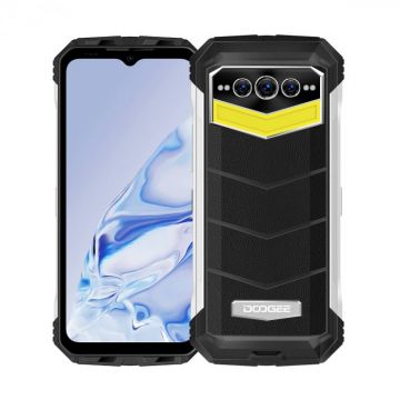 Telefon mobil Doogee S100 Pro Silver, 4G, IPS 6.58 FHD+, 12 GB+8GB RAM, 256GB ROM, Android 12, Helio G99, 22000mAh, NFC, Dual SIM