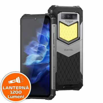 Telefon mobil Oukitel WP26, 4G, 6.58   FHD+, 8GB + 5GB RAM, 256GB ROM, Android 13, 48MP+ 20MP Night Camera, MTK, 10600mAh, NFC, OTG, Dual SIM