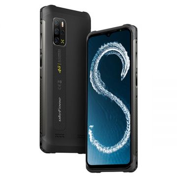 Telefon mobil Ulefone Armor 12s Negru 4G, IPS 6.52 , 8GB RAM, 128GB ROM, Android 12, MediaTek MT6789, NFC, IP68, 5180mAh, Dual SIM