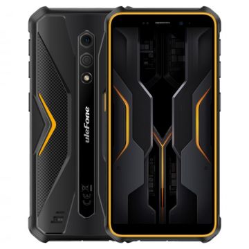 Telefon mobil Ulefone Armor X12 Pro Orange, 4G, IPS 5.45 , 8GB RAM (4GB + 4GB extensibili), 64GB ROM, Android 13, MediaTek Helio G36, NFC, 4860mAh, Dual SIM