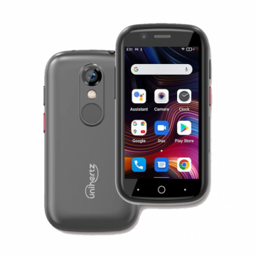 Telefon mobil Unihertz Jelly 2E Argintiu, 4G, 3.0 , 4GB RAM, 64GB ROM, Android 12, A20 MT6761D Quad-Core, 2000mAh, DualSIM