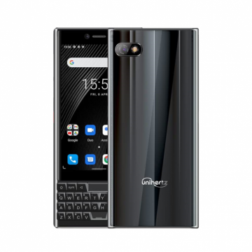 Telefon mobil Unihertz Titan Slim Negru, 4G, 4.2 , 6GB RAM, 256GB ROM, Android 11, Helio P70 Octa-Core, NFC, 4100mAh, DualSIM
