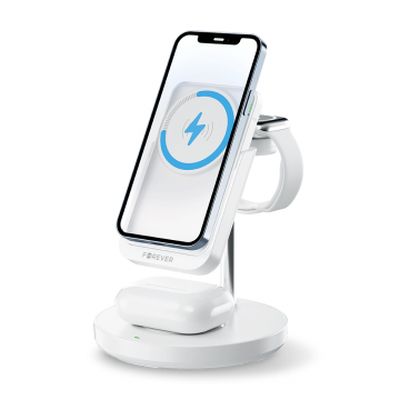 4-in-1 Wireless Charging Station with Power Bank - Forever Macs