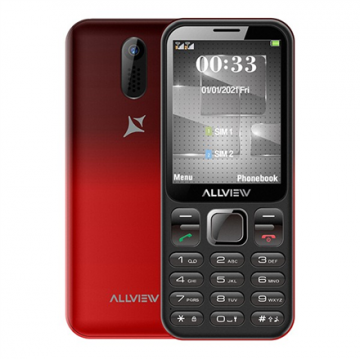 Allview Telefon mobil Allview M20 Luna, Dual SIM, Rosu