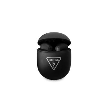 Guess Wireless Profesional Earphones Gutwst82trk Tws Triangle Logo Black