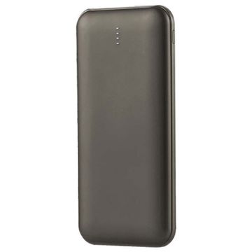 Power Bank 10000mah cu cablu USB-C - Gri întunecat.