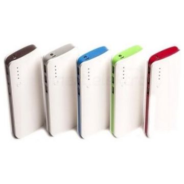 20KmAh Red Powerbank with 3 USB Ports