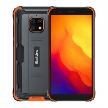 Telefon mobil Blackview BV4900s Orange, 4G, IPS 5.7 , 2GB RAM, 32GB ROM, Android 11 GO, SC9863A OctaCore, IP68, 5580mAh, Dual SIM