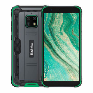 Telefon mobil Blackview BV4900s Verde, 4G, IPS 5.7 , 2GB RAM, 32GB ROM, Android 11 GO, SC9863A OctaCore, IP68, 5580mAh, Dual SIM