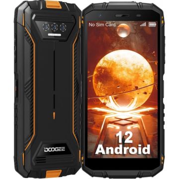 Telefon mobil Doogee S41 Portocaliu, 4G, IPS HD+ 5.5 , 3GB+ 3GB RAM, 16GB ROM, Android 12, Helio A22 OctaCore, GPS, 6300mAh, DualSIM