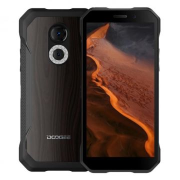 Telefon mobil Doogee S61 Pro Wood Grain, 4G, IPS 6.0 , Capac spate detasabil, 6GB RAM, 128GB ROM, Android 12, Helio G35, 5180mAh, Dual SIM