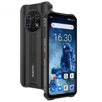 Telefon mobil Oukitel WP13 Negru, Dual 5G, Termometru non-contact, 5.2 , 8GB RAM, 128GB ROM, Android 11, Dimensity 700, 5280mAh, Dual SIM