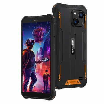 Telefon mobil Oukitel WP32 Orange, 4G, 5.93 HD+, 8GB RAM (4GB + 4GB extensibil), 128GB ROM, 20MP+ 5MP, Android 13, Unisoc UMS9230, NFC, 6300mAh, DualSIM