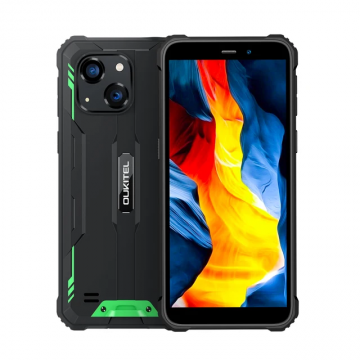 Telefon mobil Oukitel WP32 Verde, 4G, 5.93 HD+, 8GB RAM (4GB + 4GB extensibili), 128GB ROM, 20MP+ 5MP, Android 13, Unisoc UMS9230, NFC, 6300mAh, Dual SIM