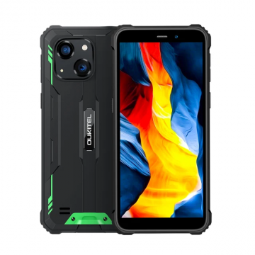 Telefon mobil Oukitel WP32 Verde, 4G, 5.93 HD+, 8GB RAM (4GB + 4GB extensibil), 128GB ROM, 20MP+ 5MP, Android 13, Unisoc UMS9230, NFC, 6300mAh, DualSIM