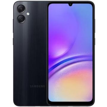 Telefon Mobil Samsung Galaxy A05, Procesor Octa-Core, PLS LCD 6.7inch, 4GB RAM, 128GB Flash, Camera Dubla 50+2MP, Frontala 8MP, Wi-Fi, 4G, Dual Sim, Android (Negru)