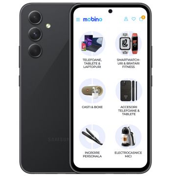 Telefon mobil Samsung Galaxy A54 5G, 256GB, 8GB RAM, Dual-SIM, Negru Awesome