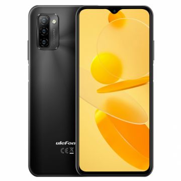 Telefon mobil Ulefone Note 12P Negru, 4G, IPS 6.82 , 4GB RAM, 64GB ROM, Android 11, SC9863A OctaCore, 7700mAh, Dual SIM