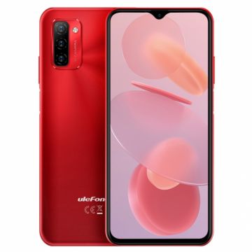 Telefon mobil Ulefone Note 12P Rosu, 4G, IPS 6.82 , 4GB RAM, 64GB ROM, Android 11, SC9863A OctaCore, 7700mAh, Dual SIM