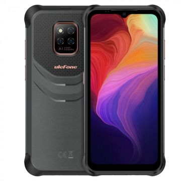 Telefon mobil Ulefone Power Armor 14 Negru, 4G, 6.52 , 4GB RAM, 64GB ROM, Android 11, Helio G35 OctaCore, NFC, IP68, 10000mAh, Dual SIM