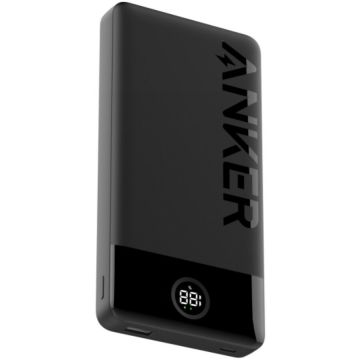 Anker Baterie externa Anker PowerCore 324, 10.000 mAh, 12W, 1x USB-C, 1x USB-A, Negru