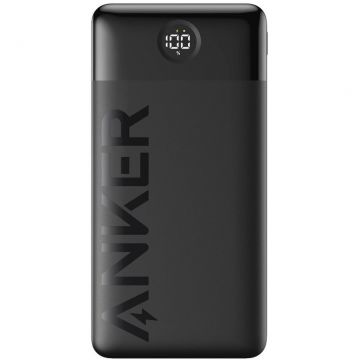 Anker Baterie externa Anker PowerCore 326, 20.000 mAh, 15W, PowerIQ, USB-C, USB-A, Negru