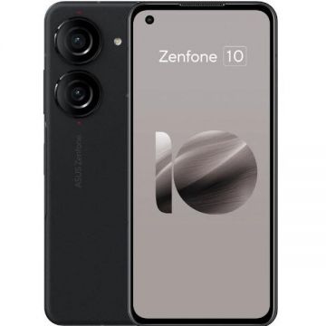 Asus Telefon Mobil Asus Zenfone 10, Procesor Qualcomm SM8550-AB Snapdragon 8 Gen 2 Octa-Core, Super AMOLED 5.92, 8GB RAM, 128GB Flash, Camera Duala 50 + 13 MP, Wi-Fi, 5G, Dual SIM, Android, Negru