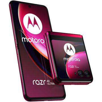 Motorola Telefon mobil Motorola razr 40 ultra, Dual SIM, 8GB RAM, 256GB, 5G, Viva Magenta
