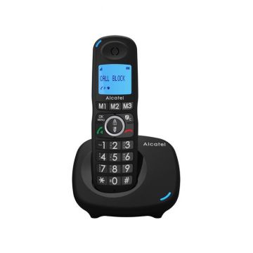 Telefon fix Alcatel XL535, Negru