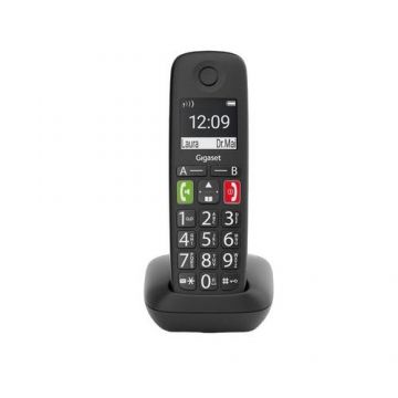 Telefon Gigaset E290HX, DECT, GAP, CAT iq 2.0, 10 ore (Negru)