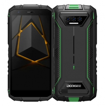 Telefon mobil Doogee S41T Verde, 4G, IPS HD 5.5  , 8GB RAM (4GB + 4GB extensibili), 64GB ROM, 13MP+8MP, Android 13, Unisoc T606 Octa Core, GPS, NFC,  6300mAh, Dual SIM