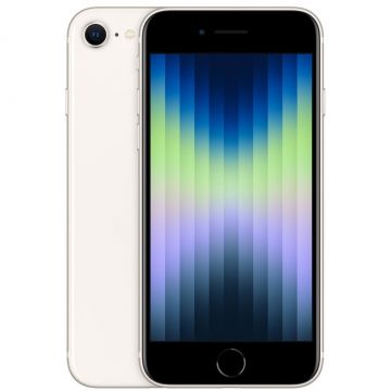 Telefon Mobil iPhone SE 11.9cm 4.7inch Dual SIM iOS 15 5G 64GB Alb