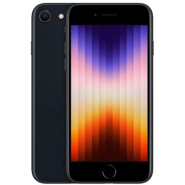 Telefon Mobil iPhone SE 11.9cm 4.7inch Hybrid Dual SIM iOS 14 64 GB 2022 5G Negru