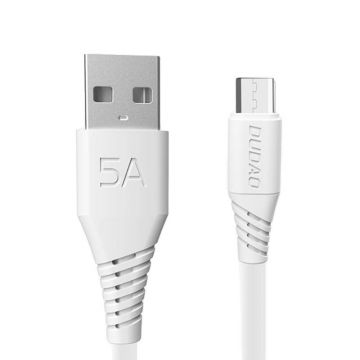Durable Dudao L2M 5A Micro USB cable, 1m (white)