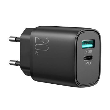 Charger Dual-port Fast Charging Joyroom L-QP2011 (Black)