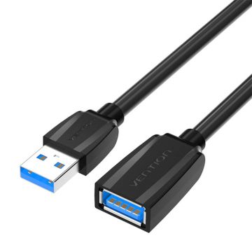 USB 3.0 Extension Cable, 1m, Vention, Black
