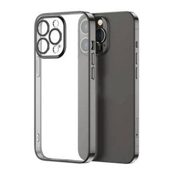 Joyroom Black Case for iPhone 14 Plus (Transparent with Black Edges)