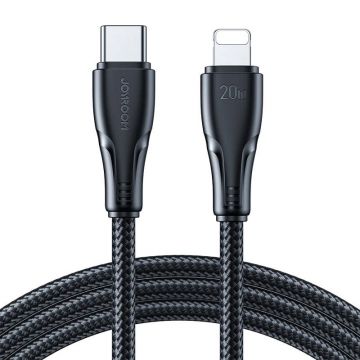 Joyroom Cable USB-C Lightning 20W 0.25m, Black