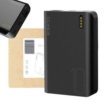 Black Romoss Sense 4 Mini - Powerbank portabil 10000mAh