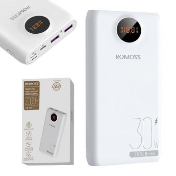 Powerbank Romoss SW20S Pro 20000mAh, 30W, White