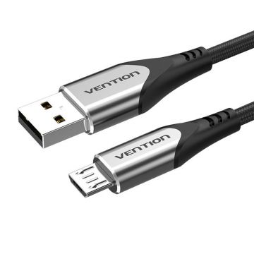 Cablul USB 2.0 la Micro-B USB Vention COAHF 1m (gri)