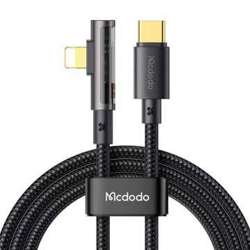 Prism USB-C to Lightning Angle Cable Mcdodo CA-3391, 1.8m (Black)