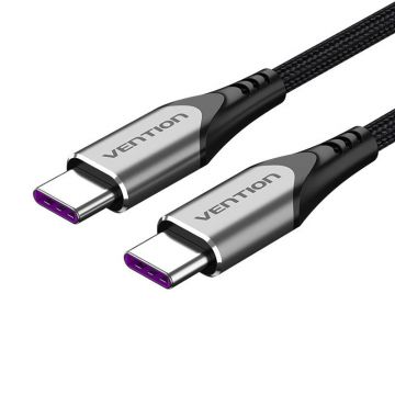 Fast Charging USB-C to USB-C Cable, Vention TAEHF, 1m (Black)