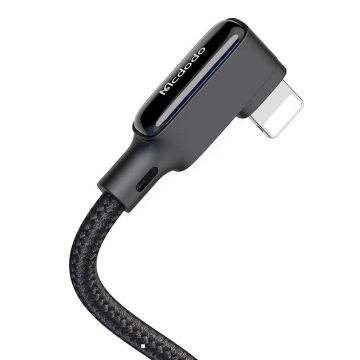 McDodo CA-7300 Angled USB to Lightning Cable, 1.8m (Black)
